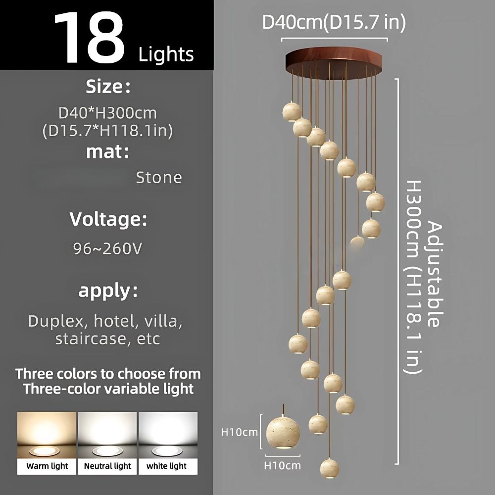 Orva Multi Globe Pendant Light  Seus Lighting