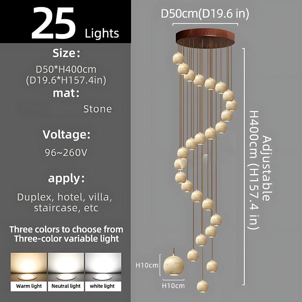 Orva Multi Globe Pendant Light  Seus Lighting