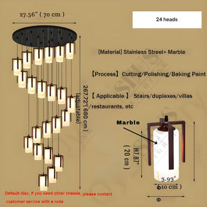 Polin Modern Over The Stairs Chandelier  Seus Lighting