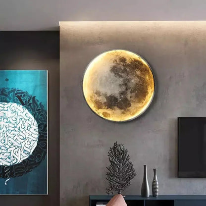 Polina Led Moon Wall Light Seus Lighting