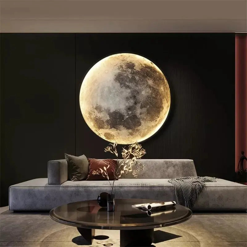 Polina Led Moon Wall Light Seus Lighting