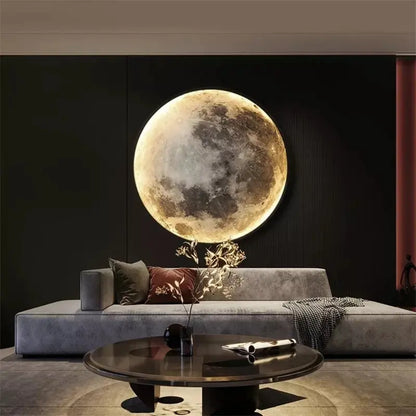 Polina Led Moon Wall Light Seus Lighting