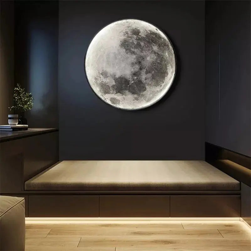 Polina Led Moon Wall Light Seus Lighting