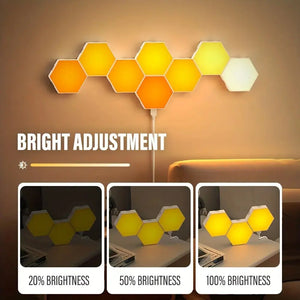 RGB Led Hexagon Wall Lights Wifi/Bluetooth Control  Seus Lighting