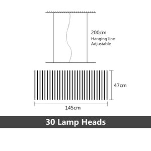 Radiel Modern Led Chandelier Seus Lighting