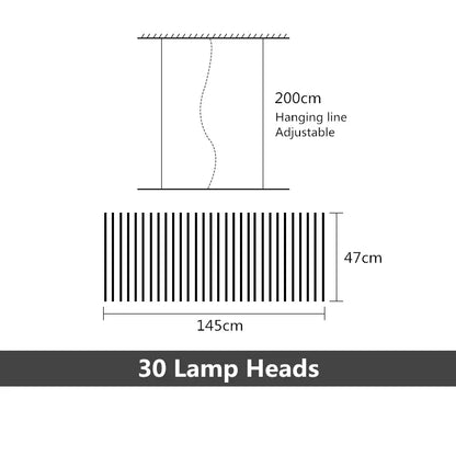 Radiel Modern Led Chandelier Seus Lighting