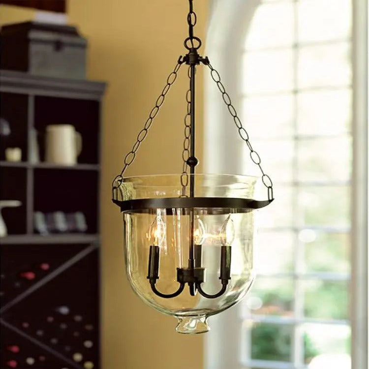 Rustic Bell Jar Pendant light  Seus Lighting