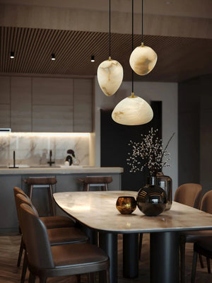 Sage Marble Chandelier  Seus Lighting