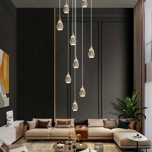 Sensa Crystal Stairwell Lighting  Seus Lighting