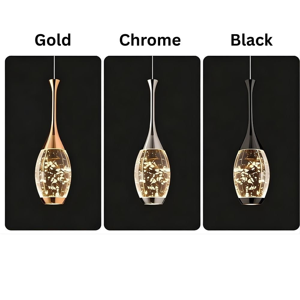 Setya Long Drop Crystal Chandelier  Seus Lighting