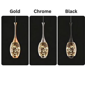 Setya Long Drop Crystal Chandelier  Seus Lighting