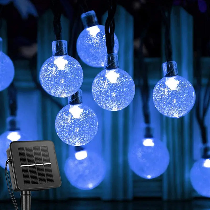 Solar Dimmable Outdoor String Lights Seus Lighting
