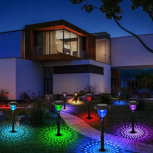Solar Rgb Landscape Lights  Seus Lighting