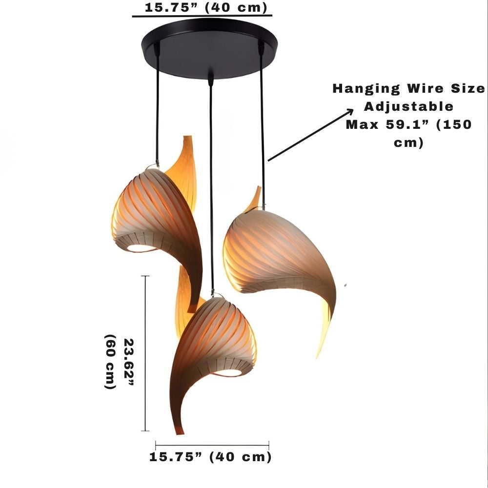 Storm Modern Pendant Chandelier  Seus Lighting