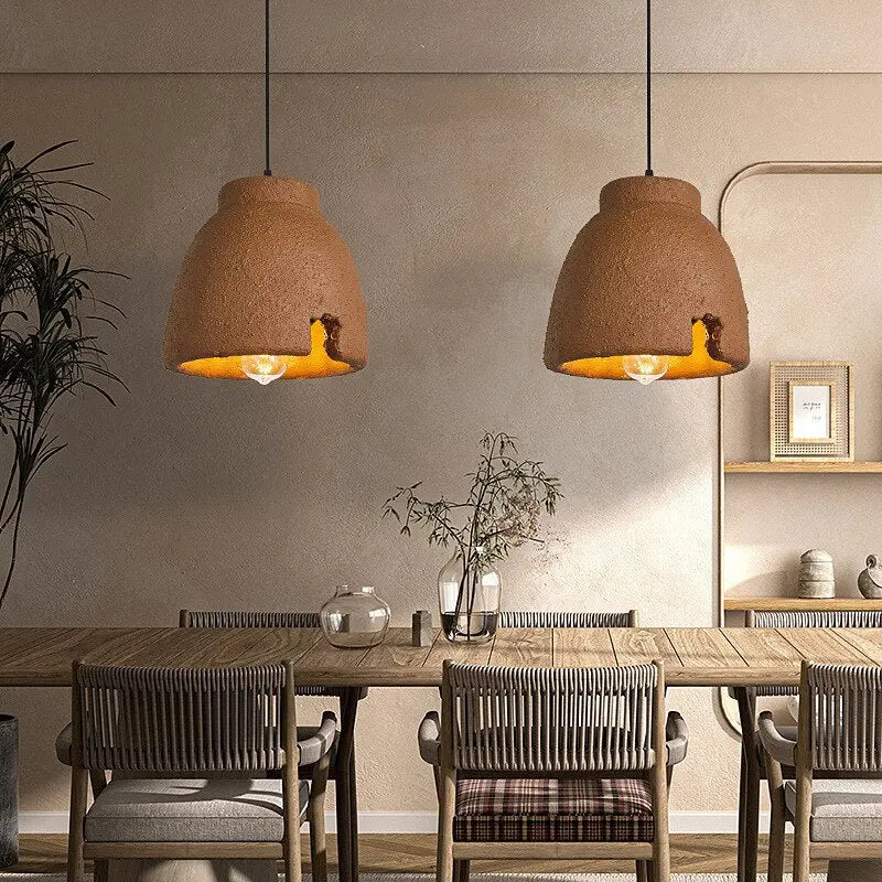 Style Clay Dome Pendant Light  Seus Lighting