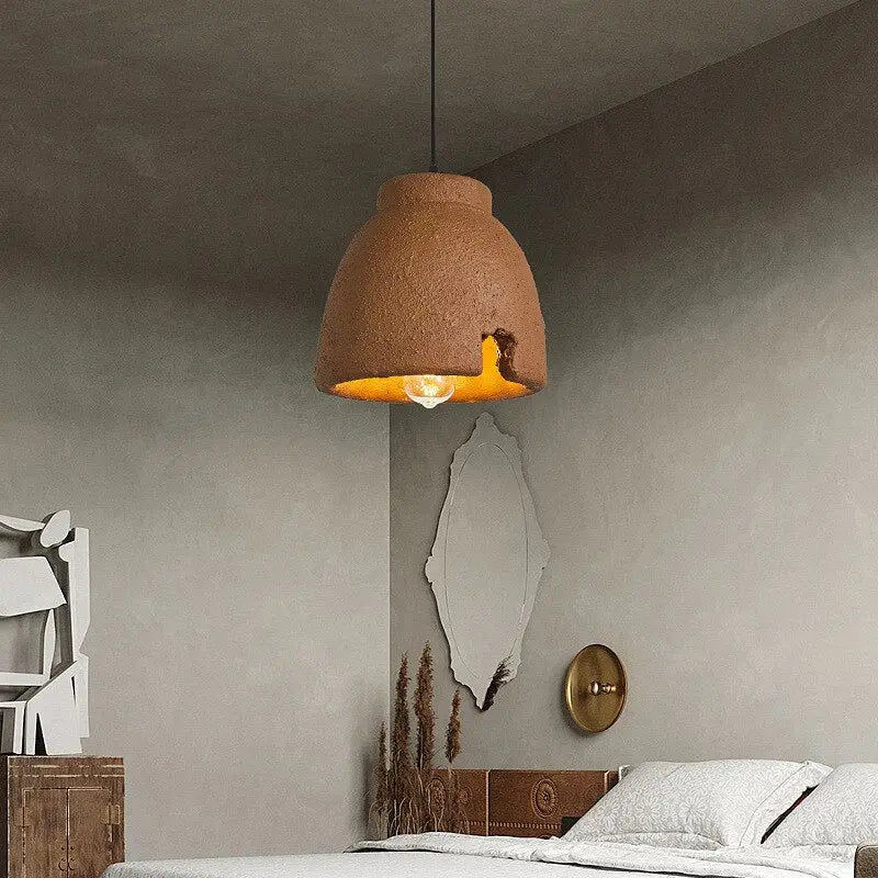 Style Clay Dome Pendant Light  Seus Lighting