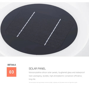 Sunlit Modern Outdoor Led Solar Light  Seus Lighting