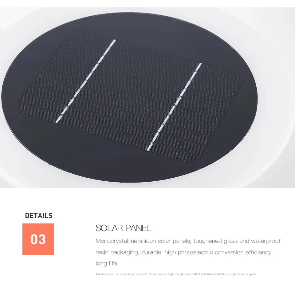 Sunlit Modern Outdoor Led Solar Light  Seus Lighting