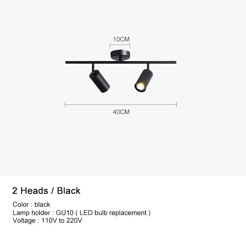 Surface Mounted Minimalist Modern Track Led Lighting - Light Fixtures