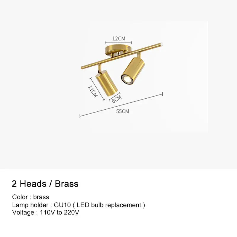 Surface Mounted Minimalist Modern Track Led Lighting - Light Fixtures