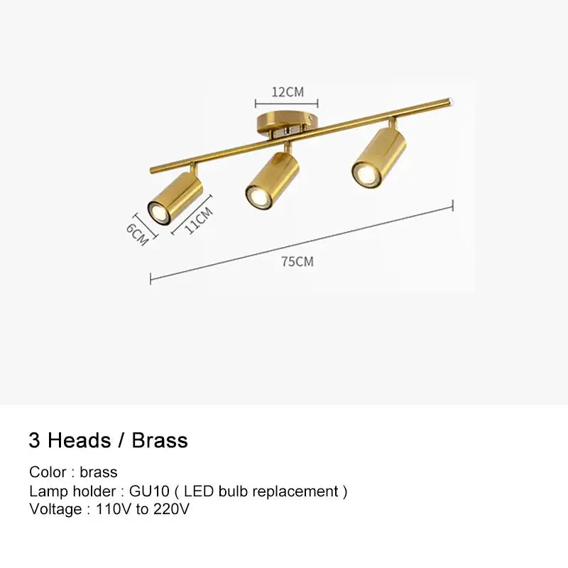 Surface Mounted Minimalist Modern Track Led Lighting - Light Fixtures