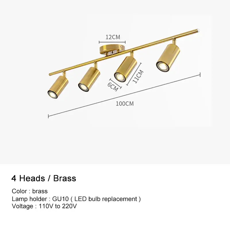 Surface Mounted Minimalist Modern Track Led Lighting - Light Fixtures