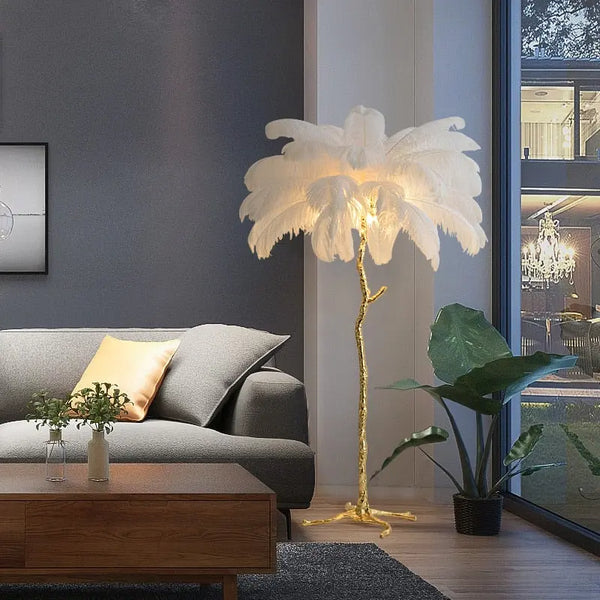 Talissa Feather Floor Lamp – Seus Lighting