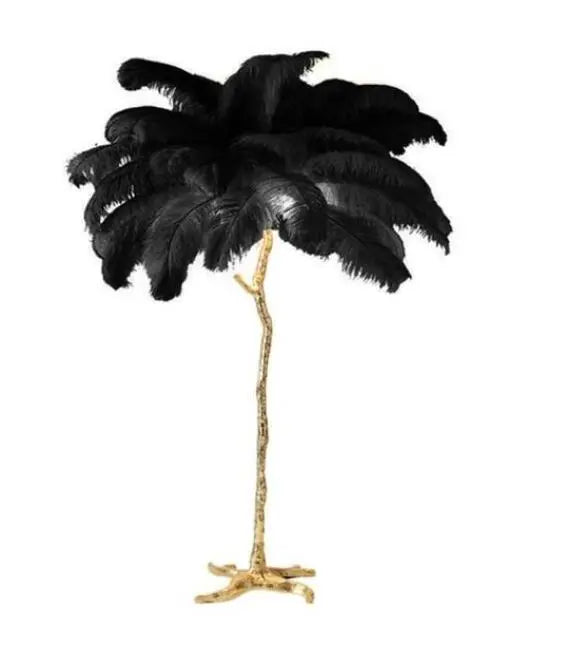 Talissa Feather Floor Lamp Seus Lighting