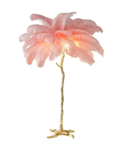 Talissa Feather Floor Lamp Seus Lighting