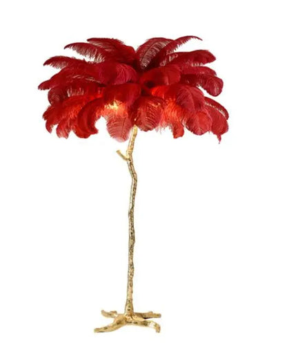 Talissa Feather Floor Lamp Seus Lighting