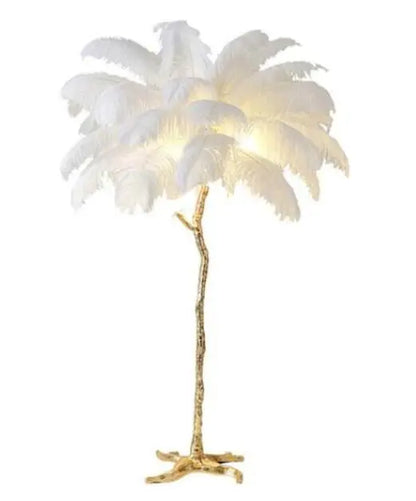 Talissa Feather Floor Lamp Seus Lighting