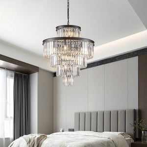 Taya Small Crystal Entryway Chandelier  Seus Lighting