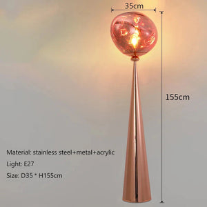 Tolya Minimalist Tall Lava Floor Lamp - Lamps