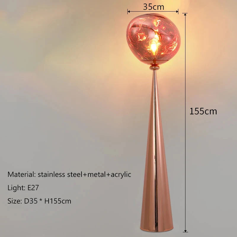 Tolya Minimalist Tall Lava Floor Lamp - Lamps