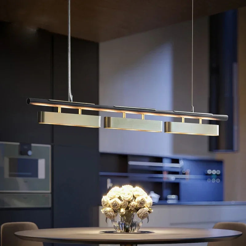 Torin Contemporary Rectangular Chandelier  Seus Lighting