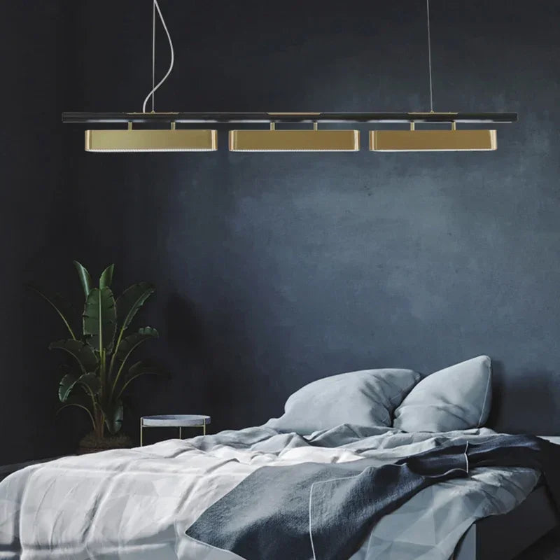 Torin Contemporary Rectangular Chandelier  Seus Lighting