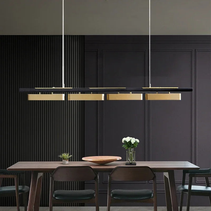 Torin Contemporary Rectangular Chandelier  Seus Lighting