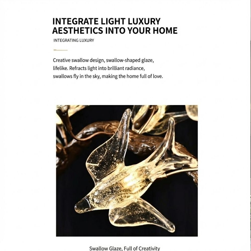 Trevi Brass Tree Branch Chandelier  Seus Lighting