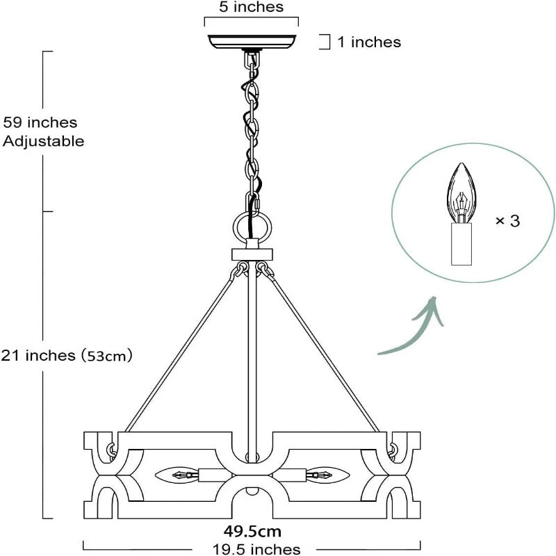Vera Farmhouse Coastal Foyer Lighting  Seus Lighting