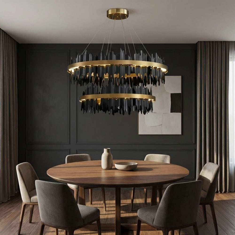 Verda Modern Circular Chandelier  Seus Lighting