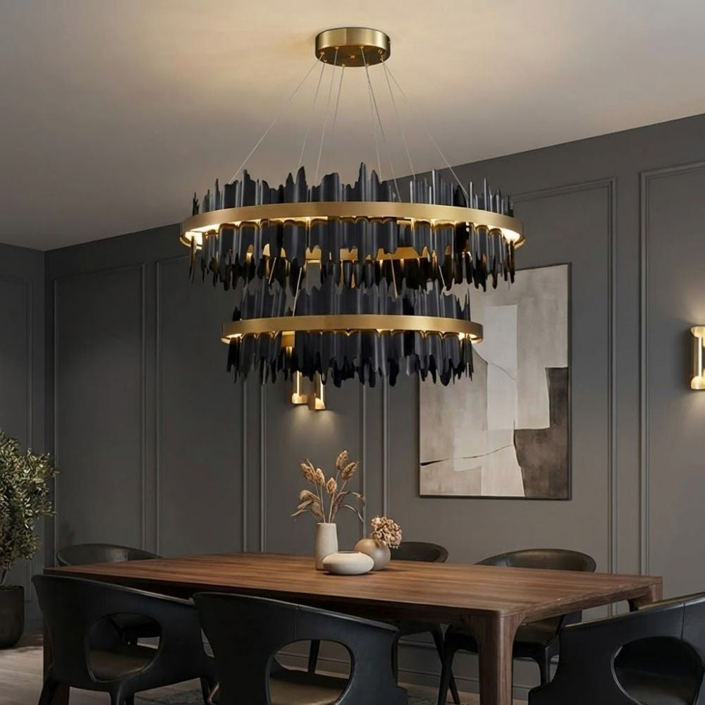 Verda Modern Circular Chandelier  Seus Lighting
