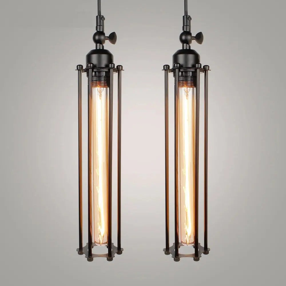 Vintage Flute Pendant Light  Seus Lighting