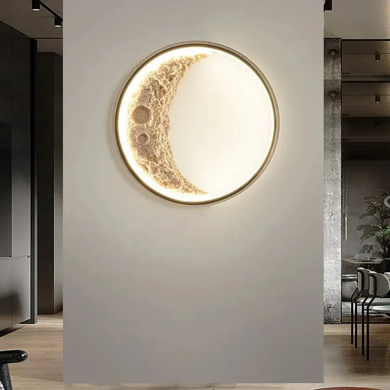 Waterproof Outdoor Moon Wall Light  Seus Lighting