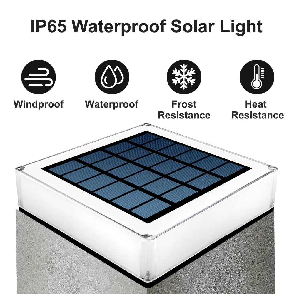 Waterproof Solar Light for Stone Wall