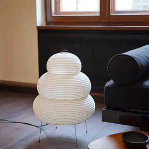 Wayuu Rice Paper Floor Lamp