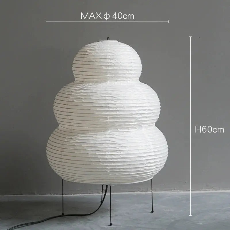 Wayuu Rice Paper Floor Lamp Seus Lighting