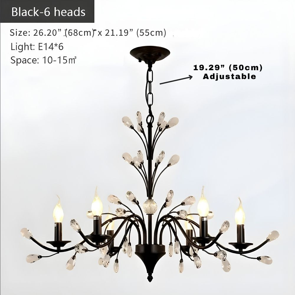 Wrought Iron Chandeliers 6/9 Lights  Seus Lighting