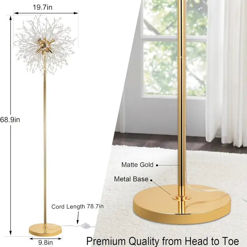 Yuna Modern Flower Floor Lamp  Seus Lighting