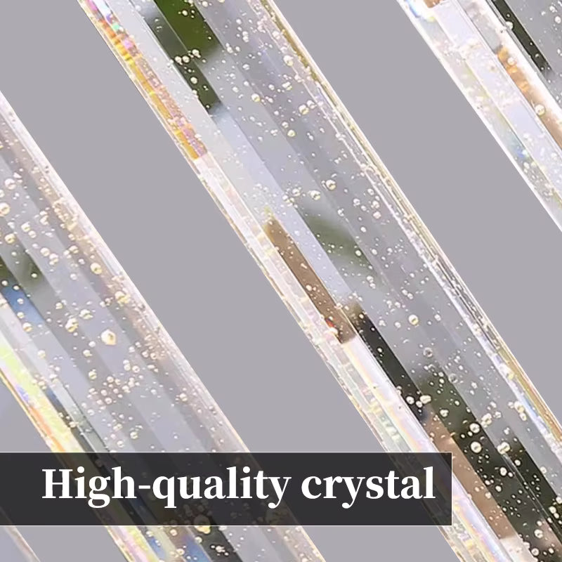 Zaira Spiral Crystal Chandelier  Seus Lighting