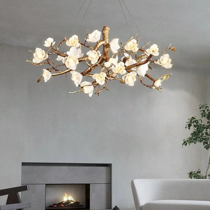 Zenth Vintage Flower Chandelier L160W50H50cm A / Warm Light 3000K Seus Lighting